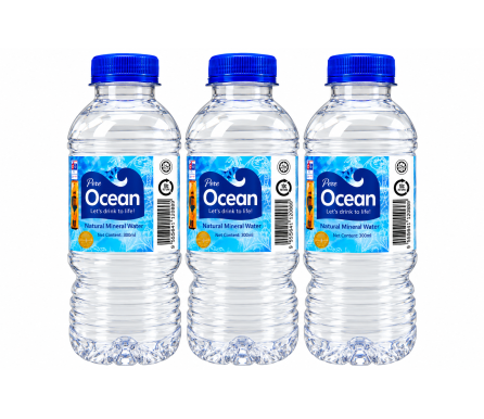 Pere Ocean Mineral Water 300ml  (24 Bottles per Carton) - Include with BCRS