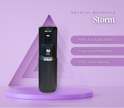 Pere Ocean Crystal Mountain Storm Hot and Cold Bottom Load Bottled Water Dispenser