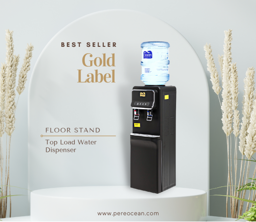 Pere Ocean Gold Label Hot and Cold Floor Stand Bottled Water Dispenser