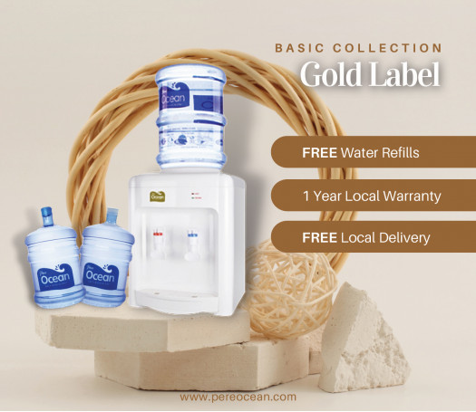 Water Dispenser Table Top (Hot & Room) - Gold Label
