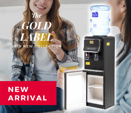 Pere Ocean Gold Label Hot and Cold Floor Stand Bottled Water Dispenser for Office and Home in Singapore