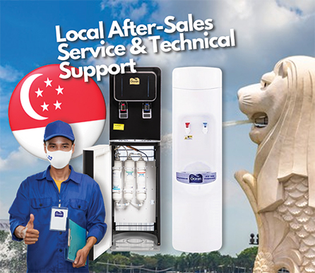 Pere Ocean provides Free 1st Year Local Warranty, Local After-Sales Service and Technical Support for all Water Dispensers and Water Purifiers in Singapore