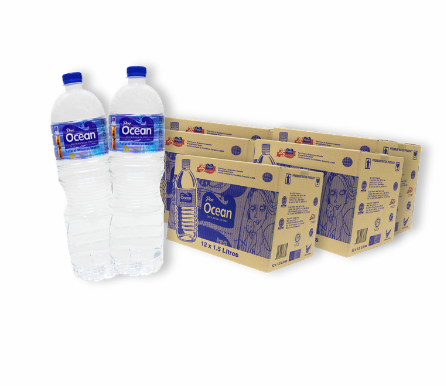 Pere Ocean 1.5L Natural Mineral Water Bottled Water Singapore Free Local Delivery Home Office Wholesale Price