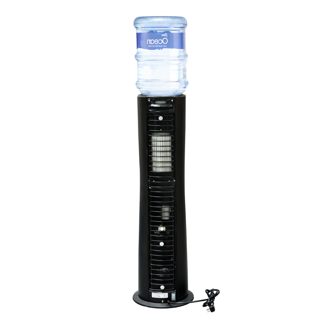 Back View of Pere Ocean Crystal Mountain Everest Elite Hot and Cold Floor Stand Bottled Water Dispenser